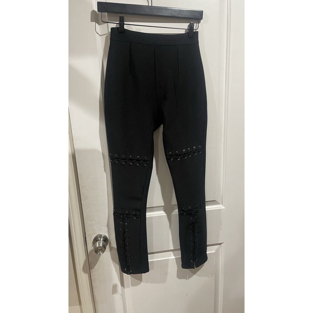 New Gothic Women Up Leggings Punk Pants Trousers Casual Street Party Size Large